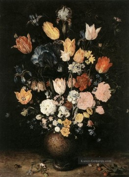 Blumenstrauß der blumen Jan Brueghel der Ältere Blumen Ölgemälde